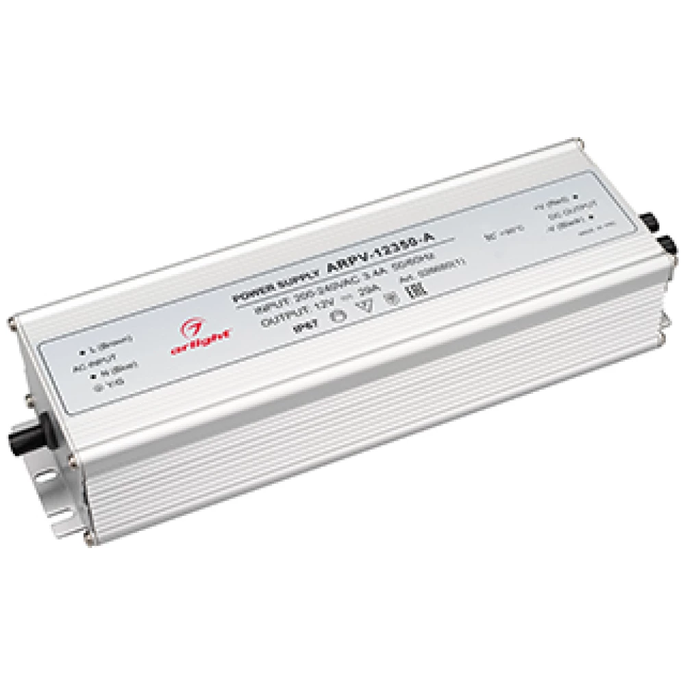 Блок питания ARPV-12350-A (12V, 29.0A, 350W) (Arlight, IP67 Металл, 3 года) 026680(1) - Viokon.com