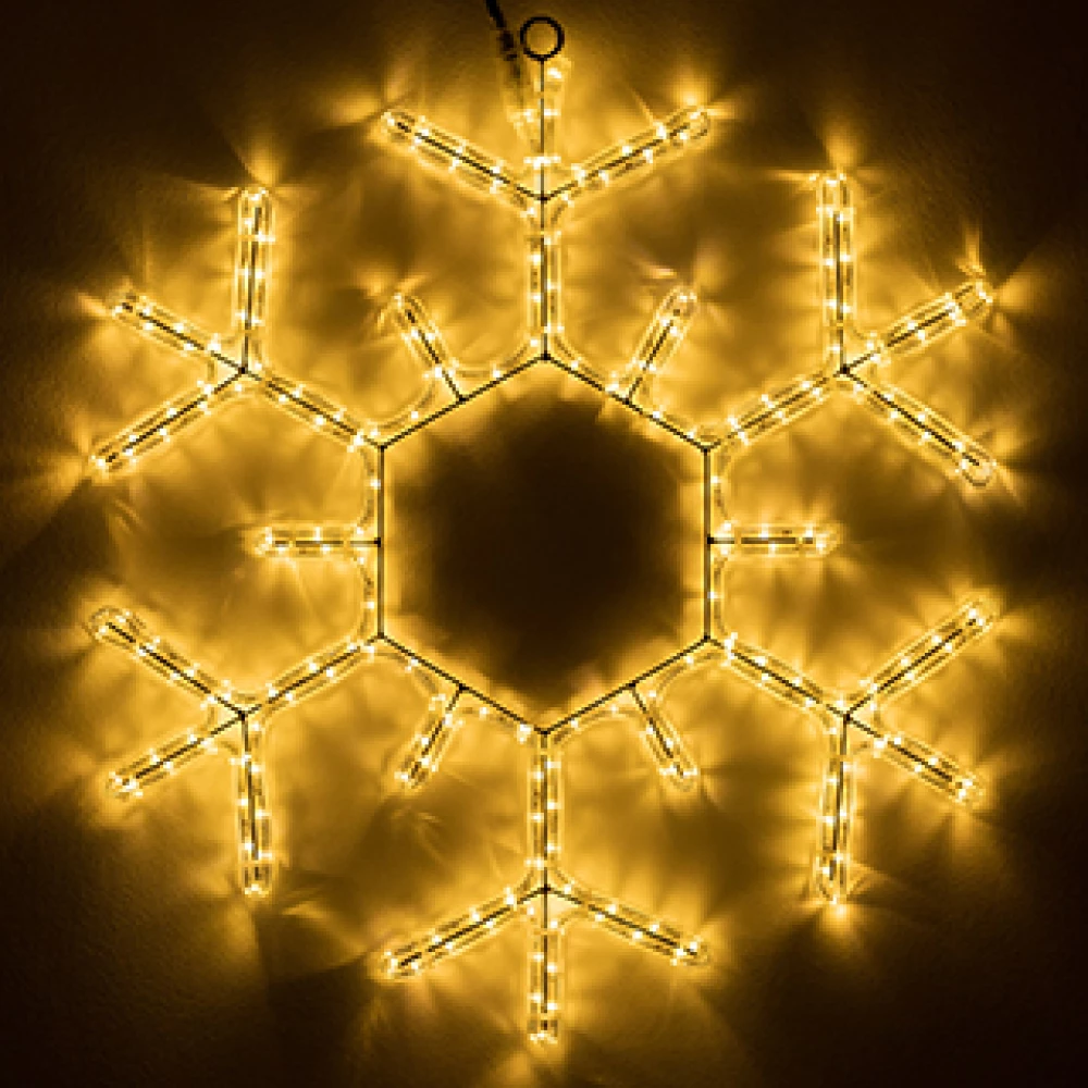 Фигура светодиодная ARD-SNOWFLAKE-M5-600x600-360LED Warm (230V, 20W) (Ardecoled, IP65) 034253 - Viokon.com