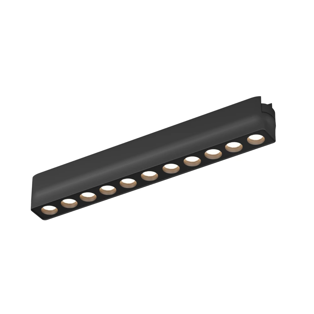 DK5305-BK Светильник для трека Air серия Grill 3000 со светодиодом L230W26H36мм 48V DC 12W RA90 36 3000K IP20 черный алюминий - Viokon.com