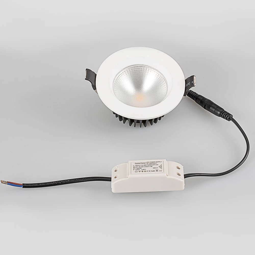 Светодиодный светильник LTD-105WH-FROST-9W Warm White 110deg (Arlight, IP44 Металл, 3 года) 021067 - Viokon.com