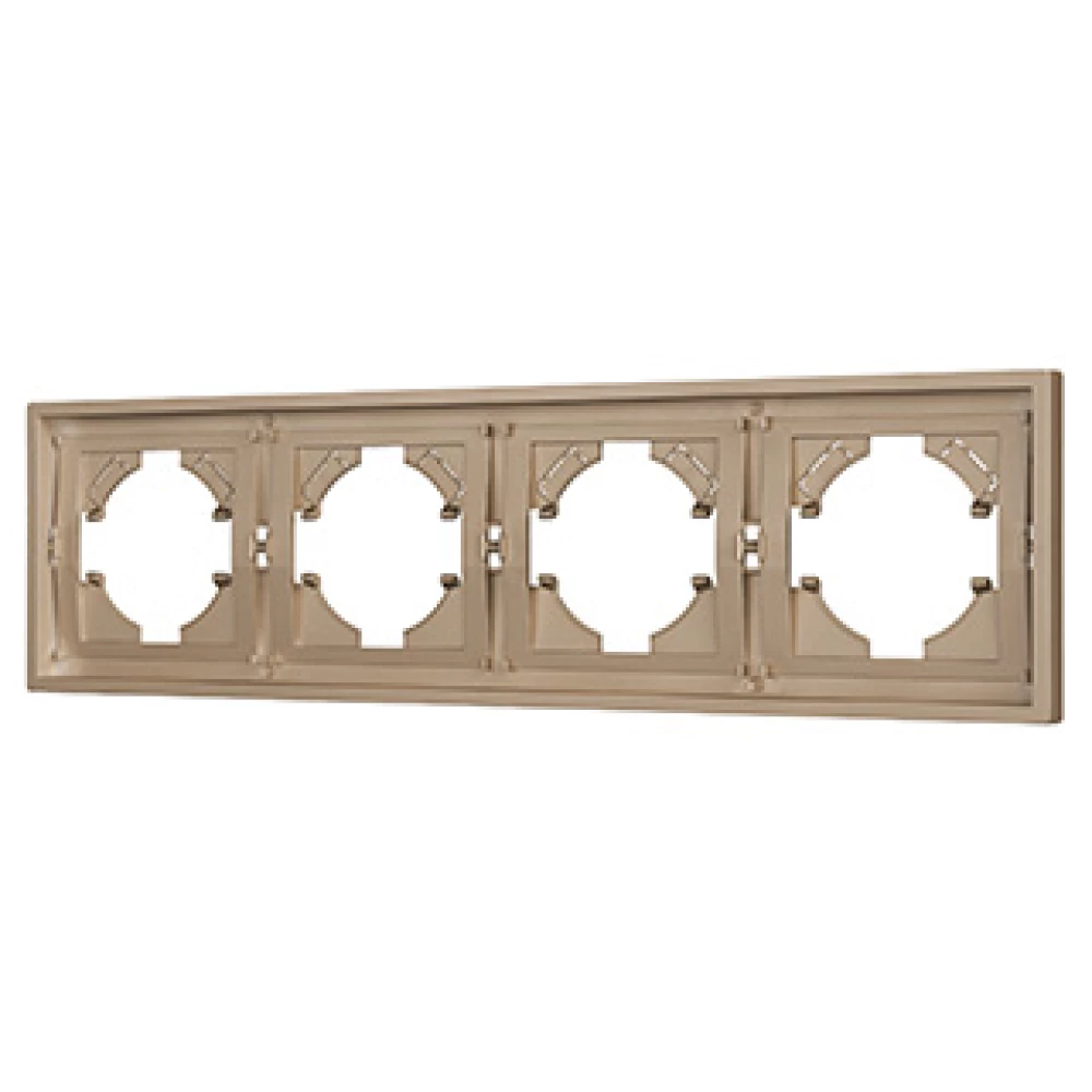 Рамка пластиковая FRM-TENDO-PL-4-GD (Arlight, Песочный) 053850 - Viokon.com