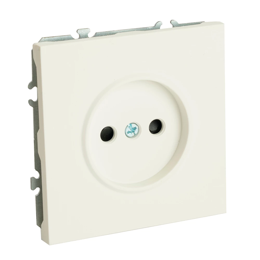Розетка 1-местная с защитной шторкой (механизм), STEKKER, б/з, 250В, 16А, серия Эмили, RST16-5109-01 , белый фарфор, soft touch (49876) - Viokon.com