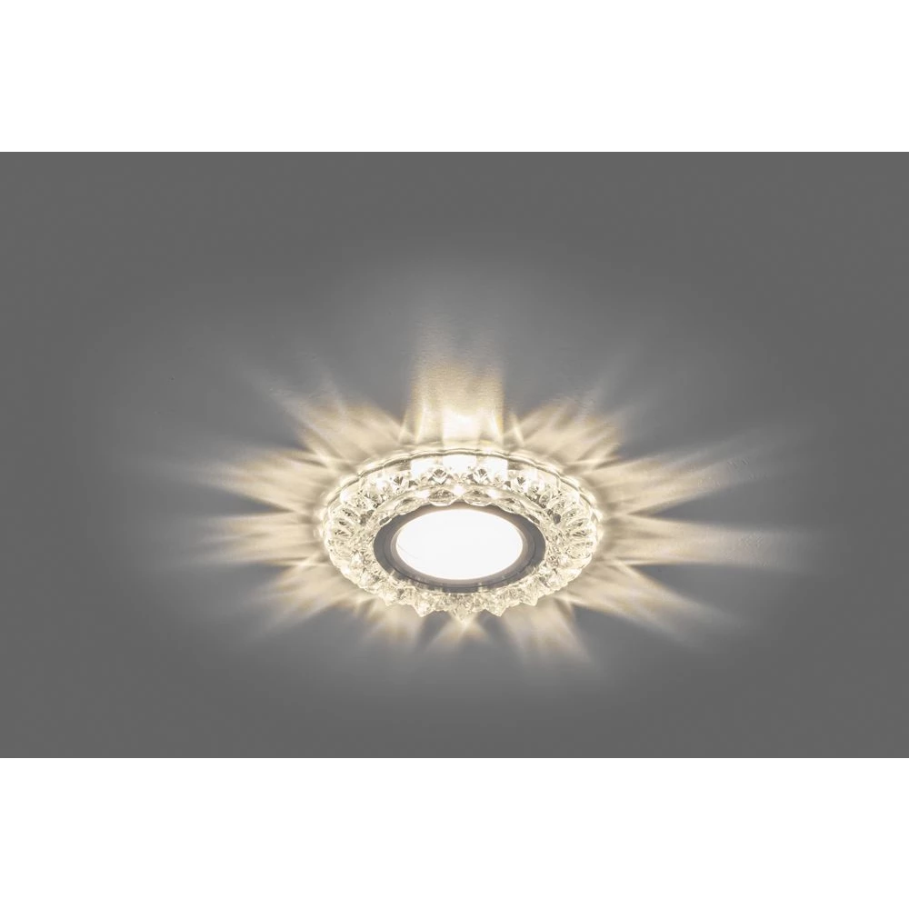Светильник встраиваемый с белой LED подсветкой Feron CD925 потолочный MR16 G5.3 прозрачный (28900) - Viokon.com