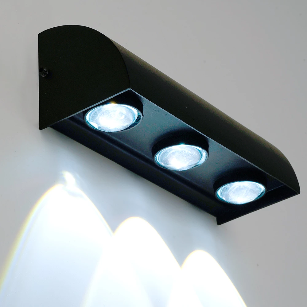 Светильник уличный светодиодный Feron DH708, 3W, 230Lm, 3000/4000/6400К, черный (51830) - Viokon.com