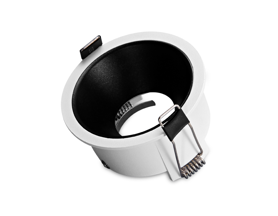 Встраиваемый точечный светильник MR16 TN118 WH/BK белый/черный GU5.3 D80*45 - Viokon.com