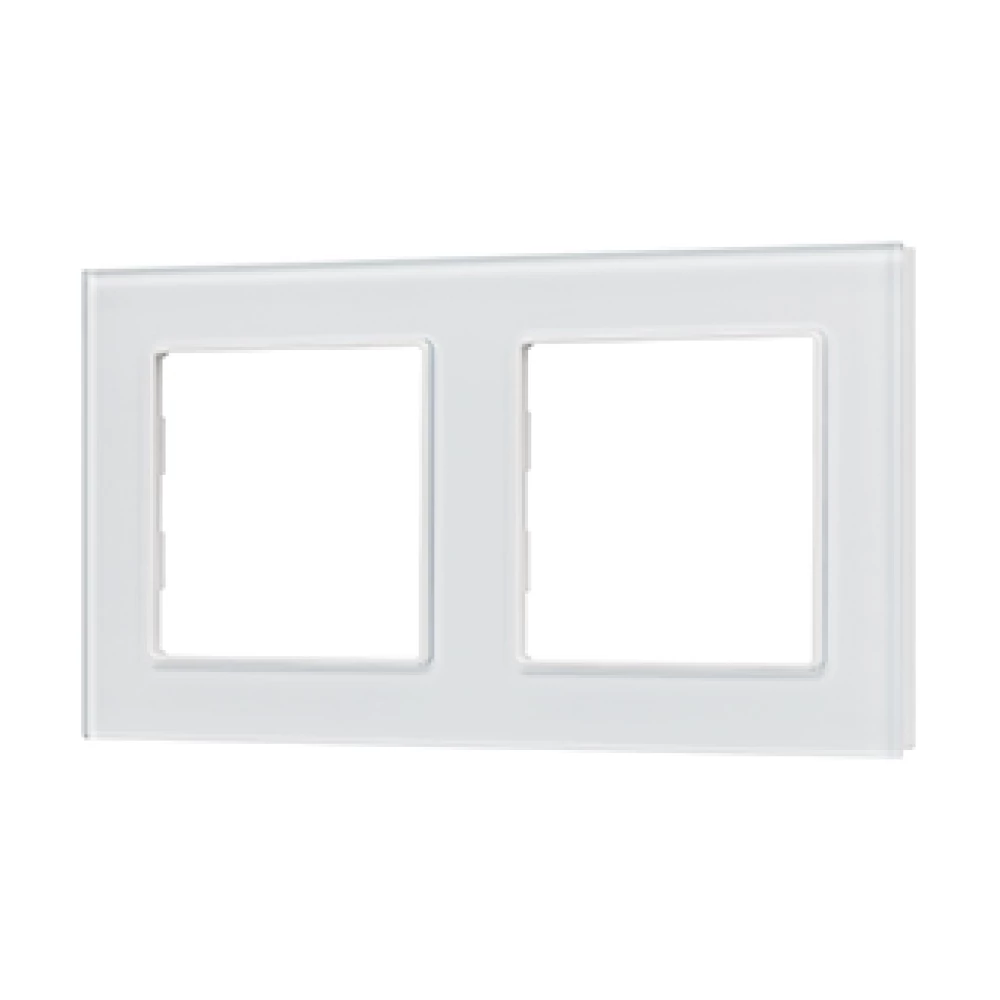 Рамка стеклянная FRM-GLARE-GS-2-WH (Arlight, -) 043796 - Viokon.com