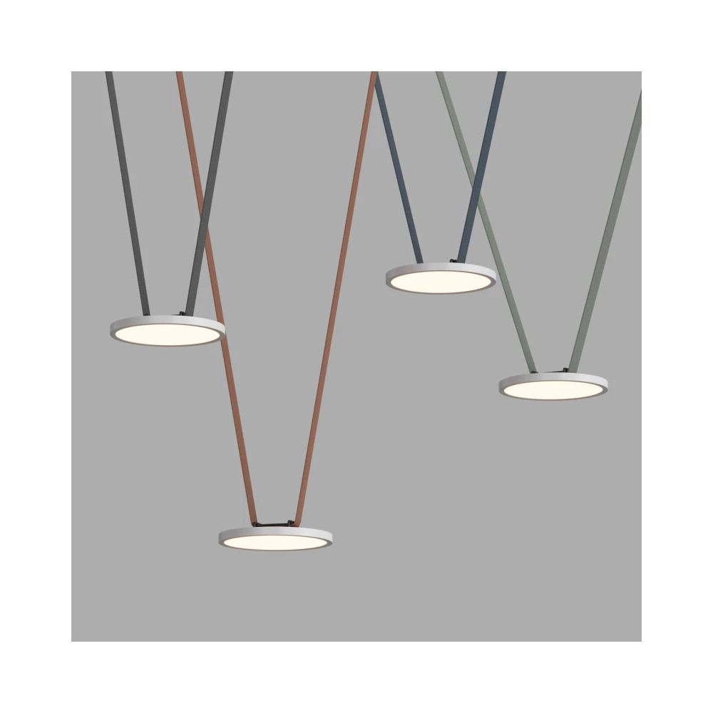 DK5567-WHBK Cветильник для трека-ремня Belty серия Flow со светодиодом D168H295мм 48V DC 10W RA90 120 3000K IP20 белый с черным алюминий - Viokon.com