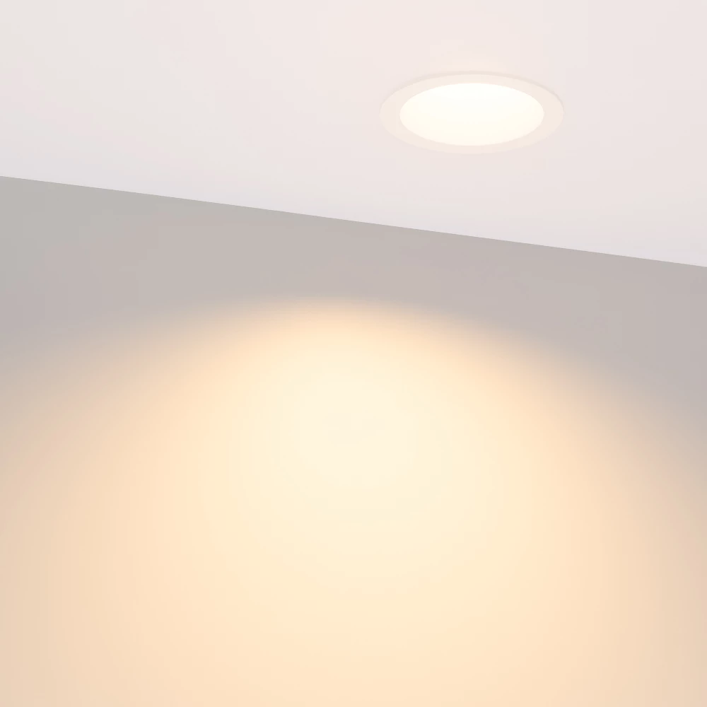 Светильник MS-DROP-BUILT-R84-8W Warm3000 (WH, 85 deg, 230V) (Arlight, IP54 Металл, 5 лет) 041461 - Viokon.com