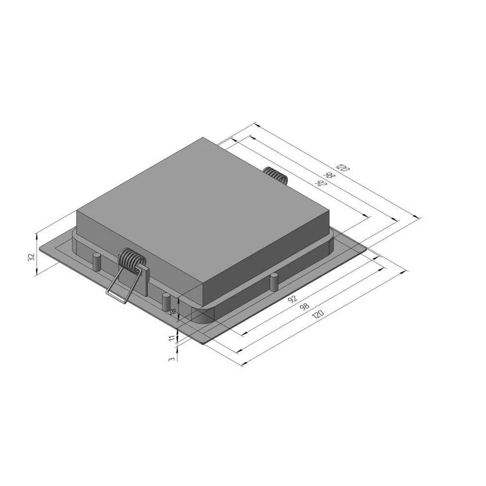 SDL 12S 7W WH 3000K - Viokon.com