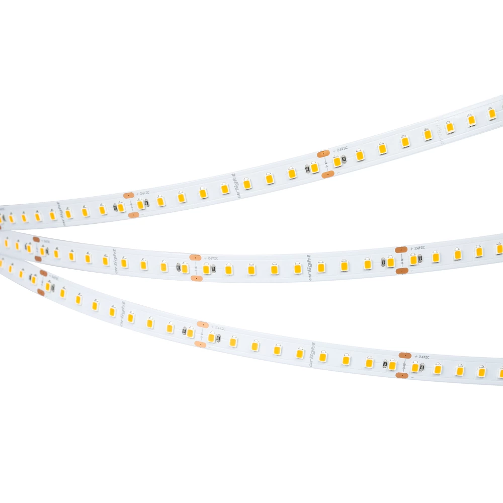 Лента UL-A126-10mm 24V Warm3000 (8 W/m, IP20, 5m) (Arlight, высок.эфф.165 лм/Вт) 044497 - Viokon.com