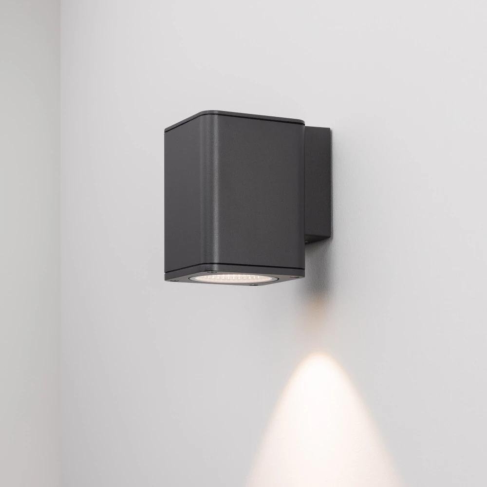 Светильник LGD-EVO-WALL-S100x100-12W Warm3000 (GR, 44 deg, 230V) (Arlight, IP54 Металл, 3 года) 046193 - Viokon.com