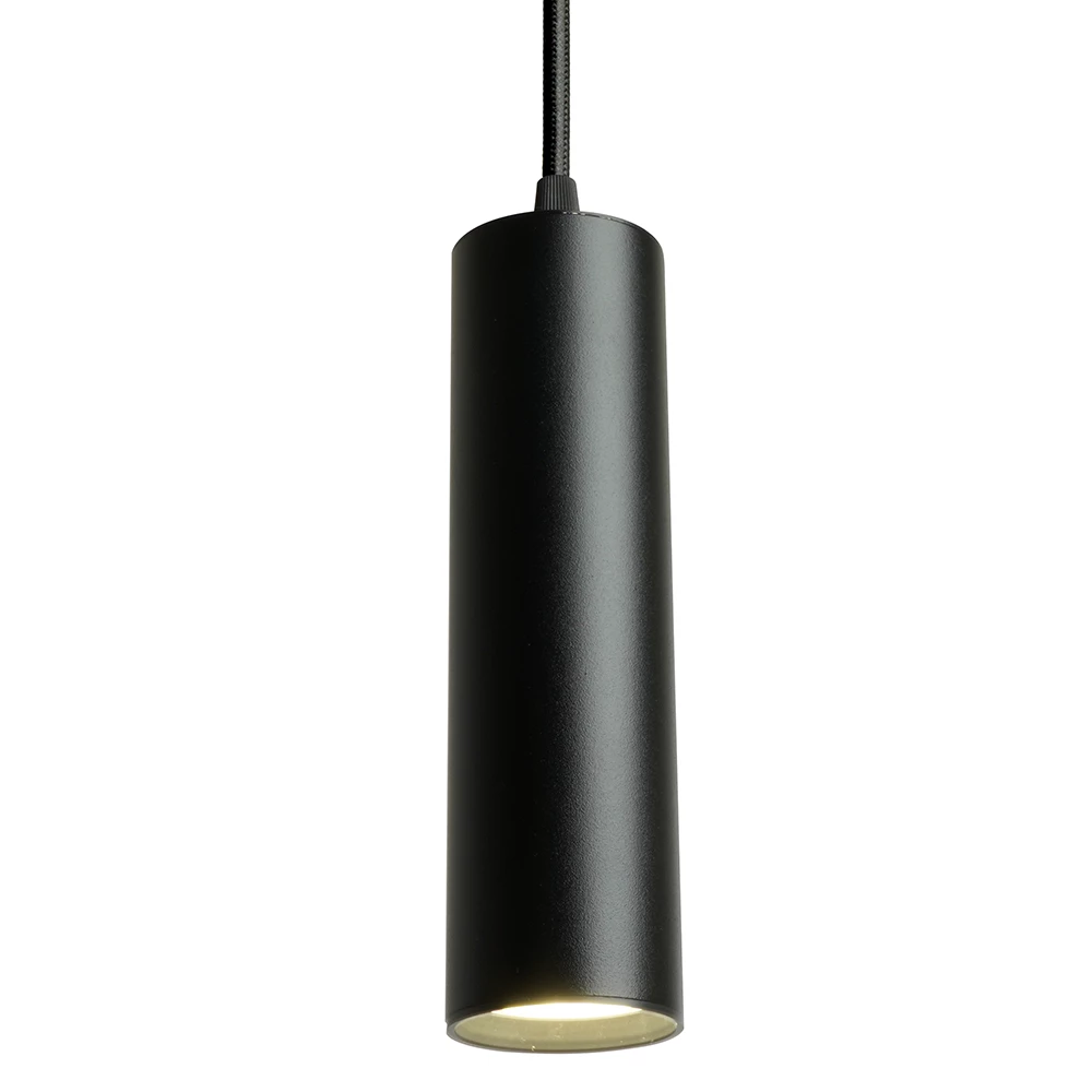 Светильник Feron AL196 трековый однофазный на шинопровод под лампу на подвесе GU10, черный (48557) - Viokon.com