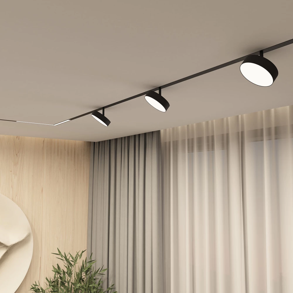 DK8070-BK Акцентный светильник SMART LINEAR 16W DIM 3000K-6000K черный - Viokon.com