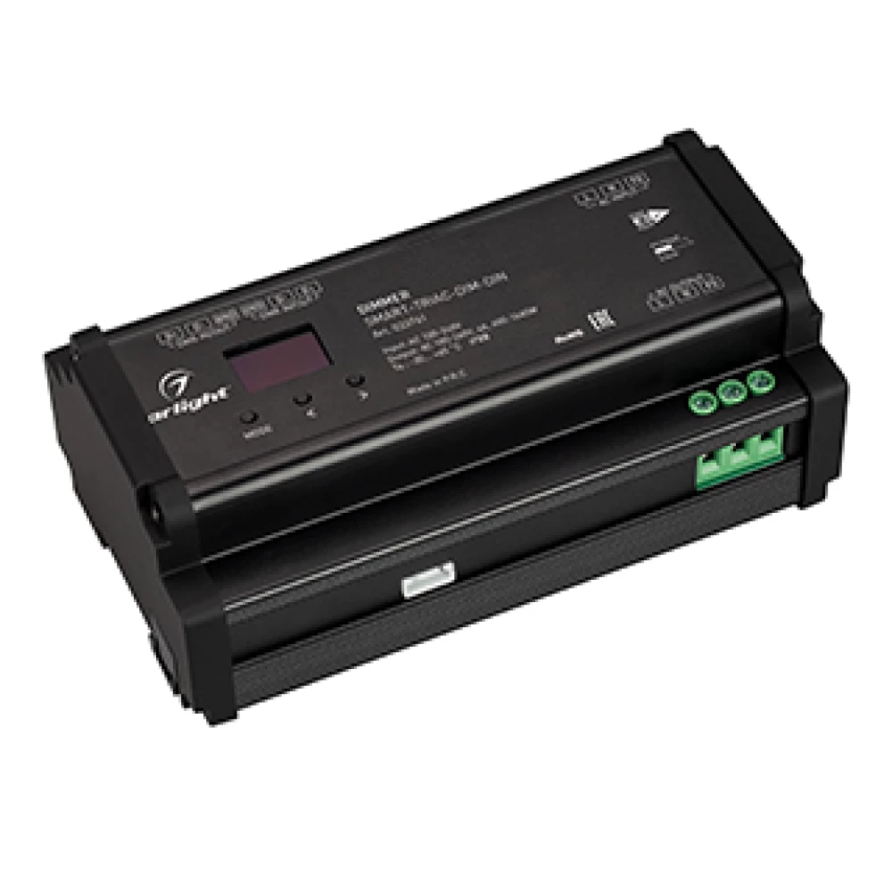 Диммер SMART-TRIAC-DIM-DIN (230V, 6A) (Arlight, IP20 Пластик, 5 лет) 033761 - Viokon.com