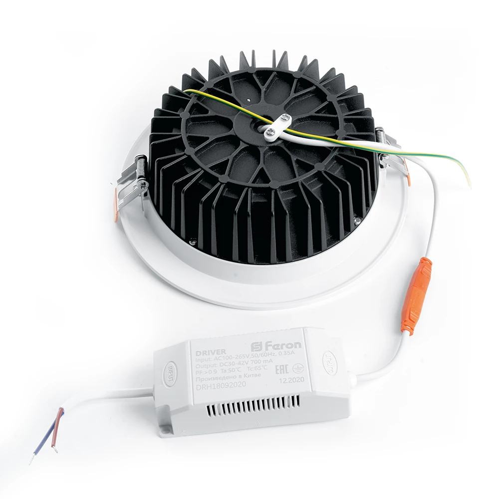 Светодиодный светильник Feron AL253 встраиваемый 30W 4000K белый серия MarketBright (32627) - Viokon.com