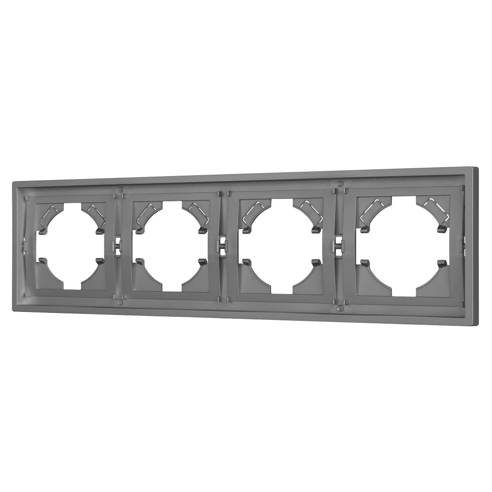 Рамка пластиковая FRM-TENDO-PL-4-GR (Arlight, Графитовый) 053849 - Viokon.com