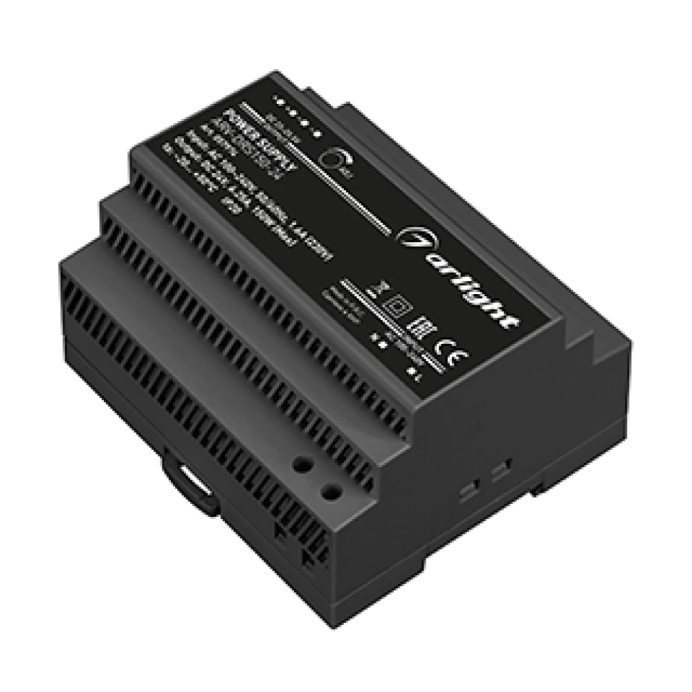 Блок питания ARV-DRS-150-24 (24V, 6.25A, 150W) (Arlight, IP20 DIN-рейка 5 лет) 057074 - Viokon.com