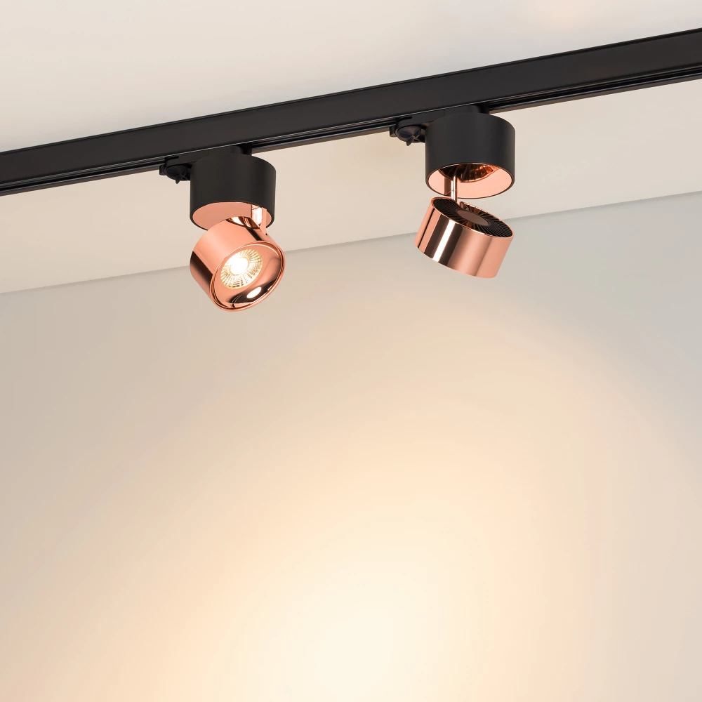 Светильник SP-PLURIO-TRACK-4TR-R77-9W Warm3000 (BK-COP, 36 deg, 230V) (Arlight, IP20 Металл, 3 года) 038123 - Viokon.com