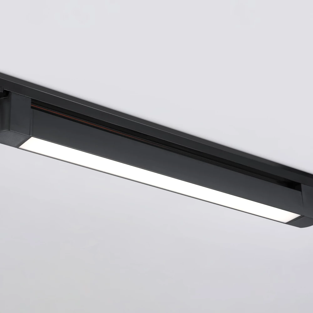 Трековый однофазный светодиодный светильник GL6739 BK черный IP20 30W 4200K 458*35*57 - Viokon.com