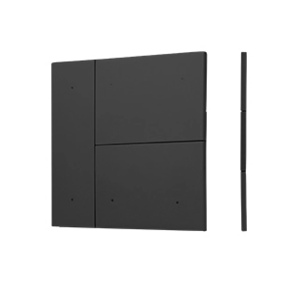 INTELLIGENT ARLIGHT Накладка панели KNX-23-3G-SUF Black (Backlight) (IARL, IP20 Металл, 2 года) 051091 - Viokon.com