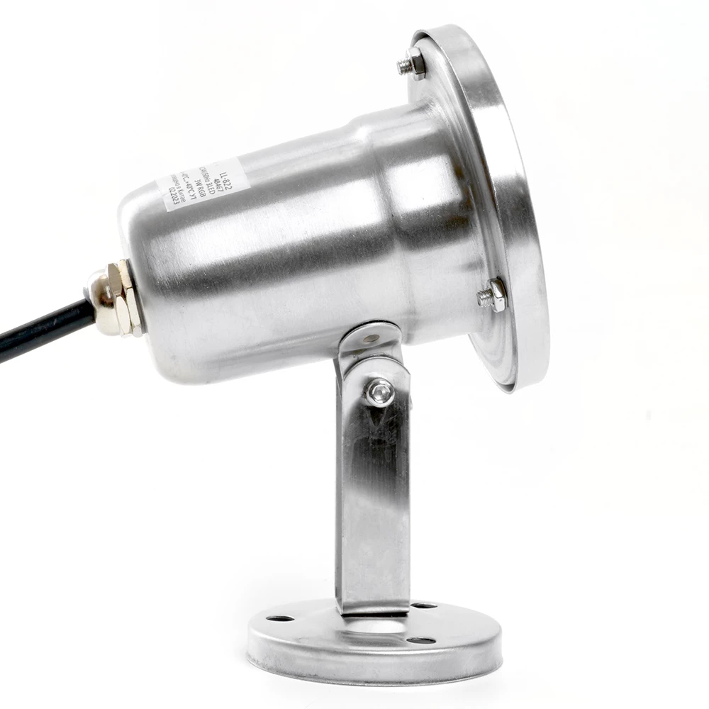 Светодиодный прожектор подводный Feron LL-822, 3W, AC24V, низковольтный, RGB, металлик, 80*80*130mm, IP68 (48467) - Viokon.com