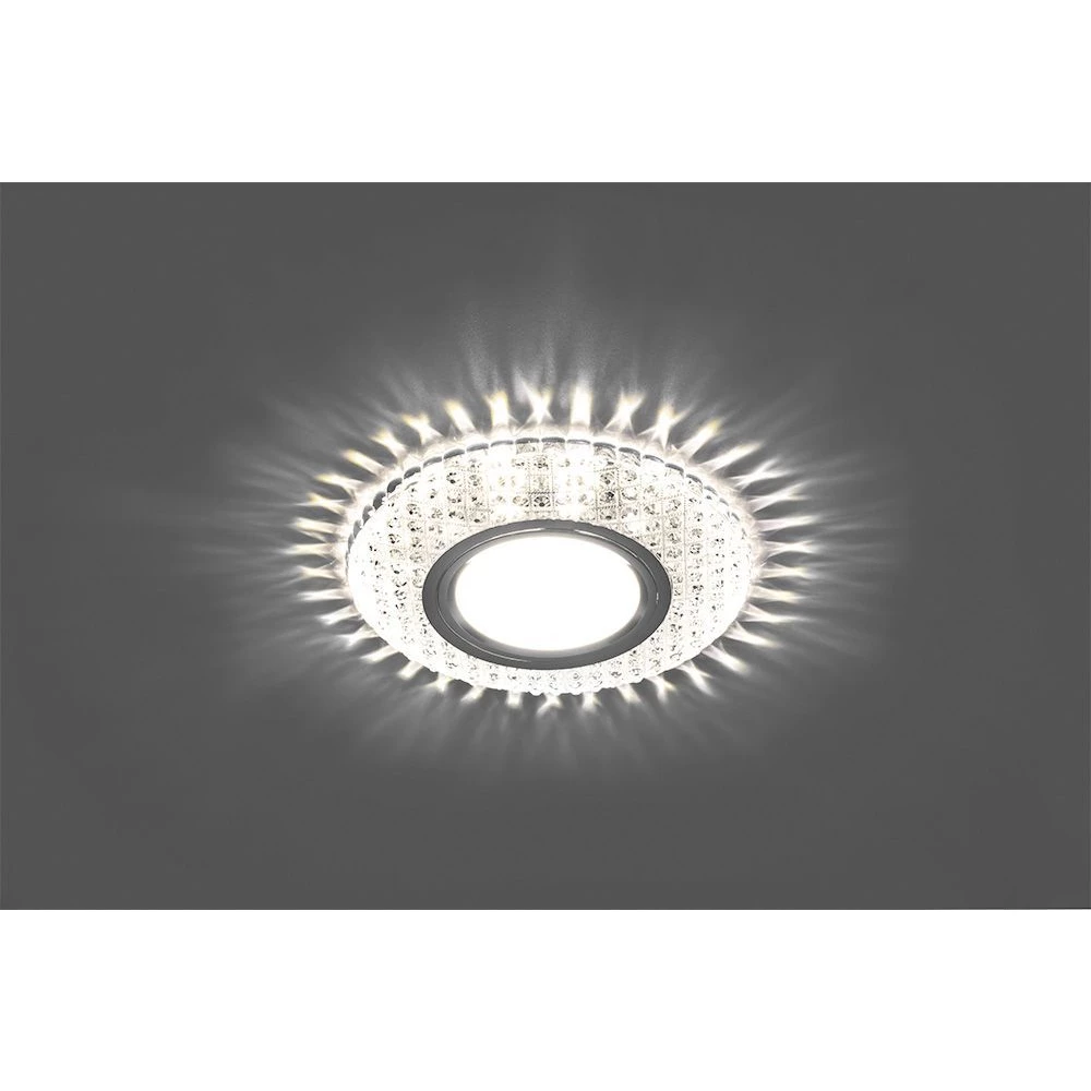 Светильник встраиваемый с белой LED подсветкой Feron CD913 потолочный MR16 G5.3 прозрачный (28984) - Viokon.com