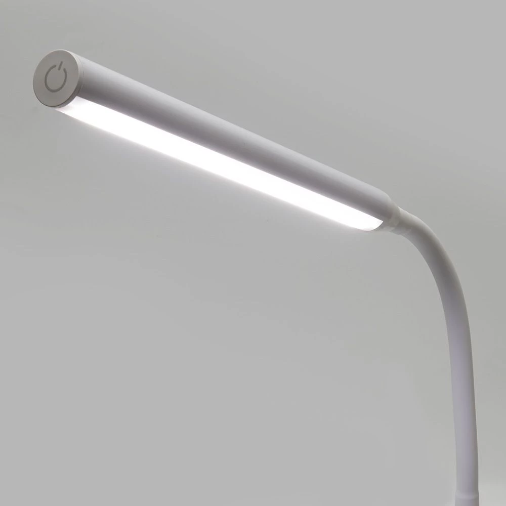 Настольный светодиодный светильник Feron DE1727  6W, 4000K, 100-240V, белый (41287) - Viokon.com