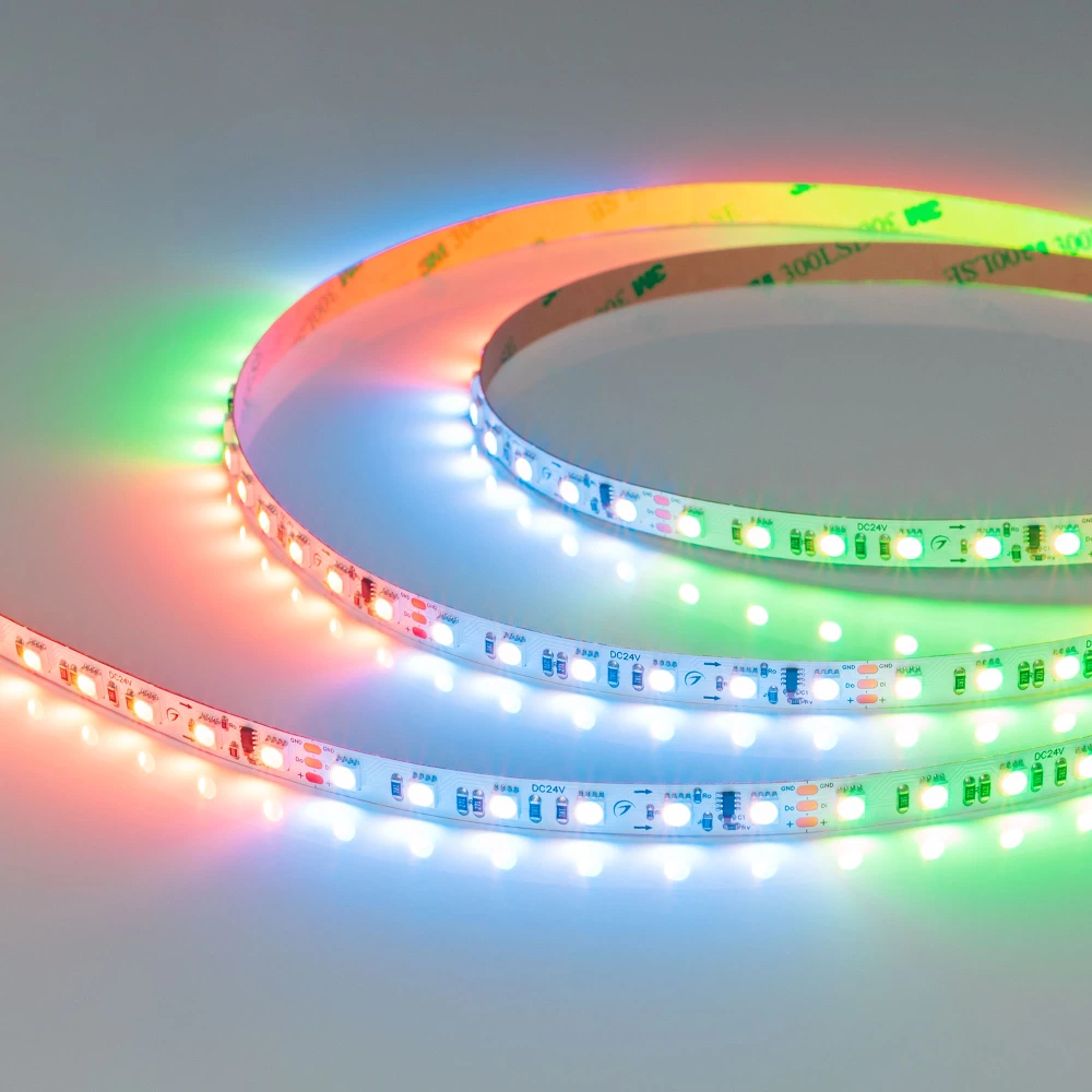 Лента SPI-H84-8mm 24V RGBW-Day-PX6 (22 W/m, IP20, 4040, 5m) (Arlight, -) 049477 - Viokon.com