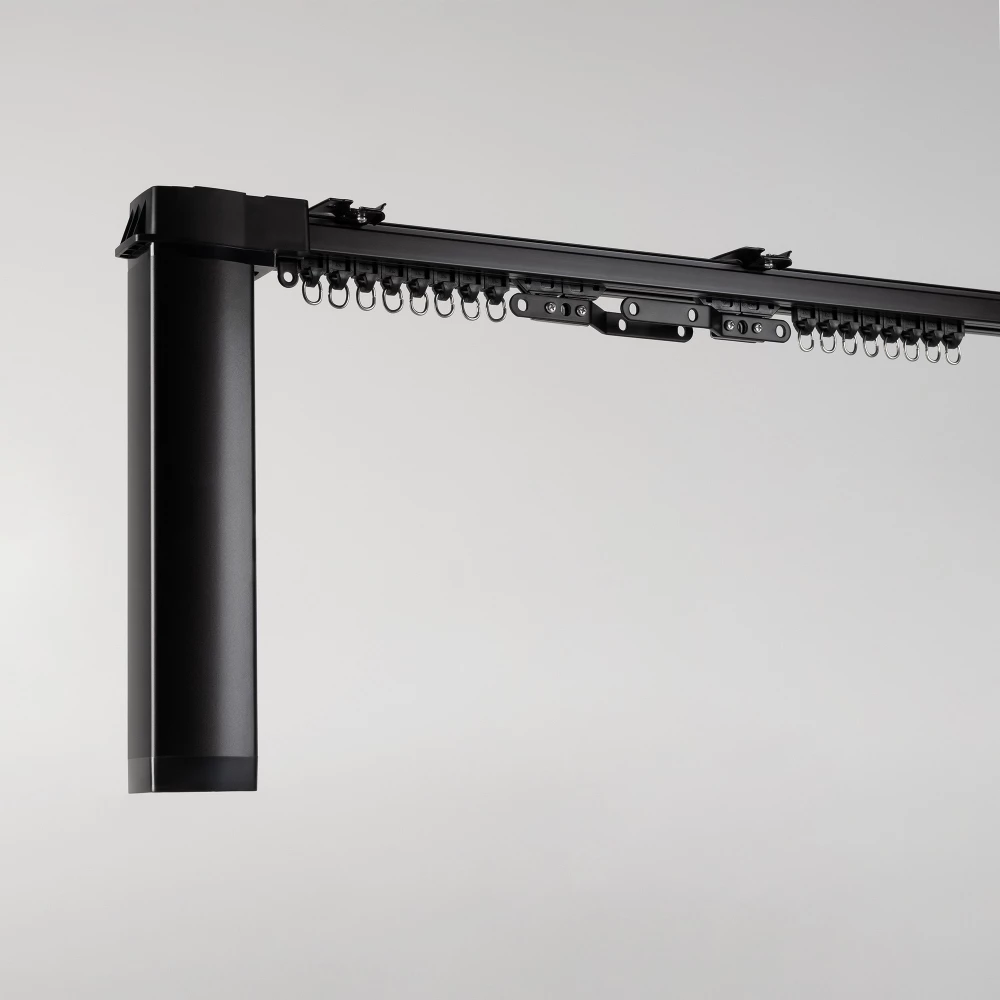 Карниз для штор с электроприводом CNK-M1-TY-RF-2M-BK (Arlight, IP20 Металл, 5 лет) 058460 - Viokon.com