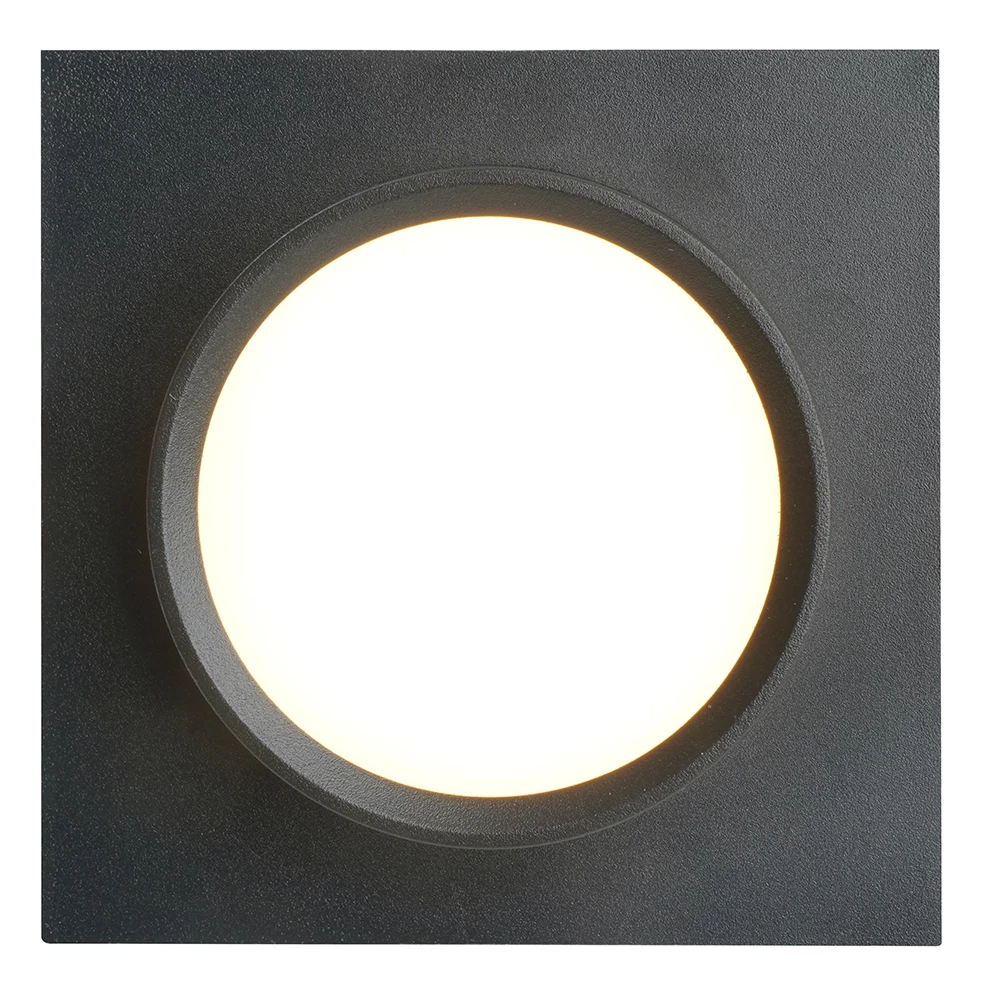 Светильник встраиваемый Feron DL505 потолочный GX53 черный квадрат IP44 (51104) - Viokon.com