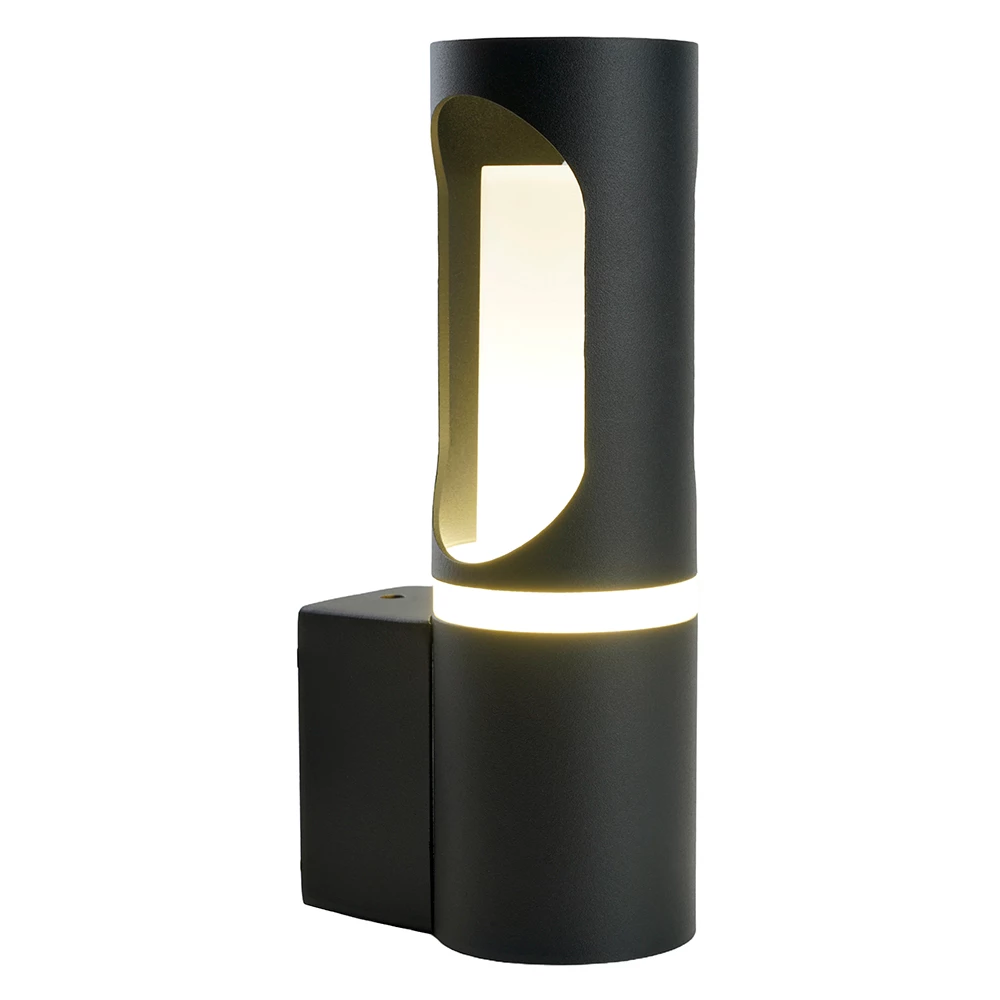 Светильник садово-парковый Feron DH1101 15W, на стену вверх, GU10 230V, черный (51233) - Viokon.com