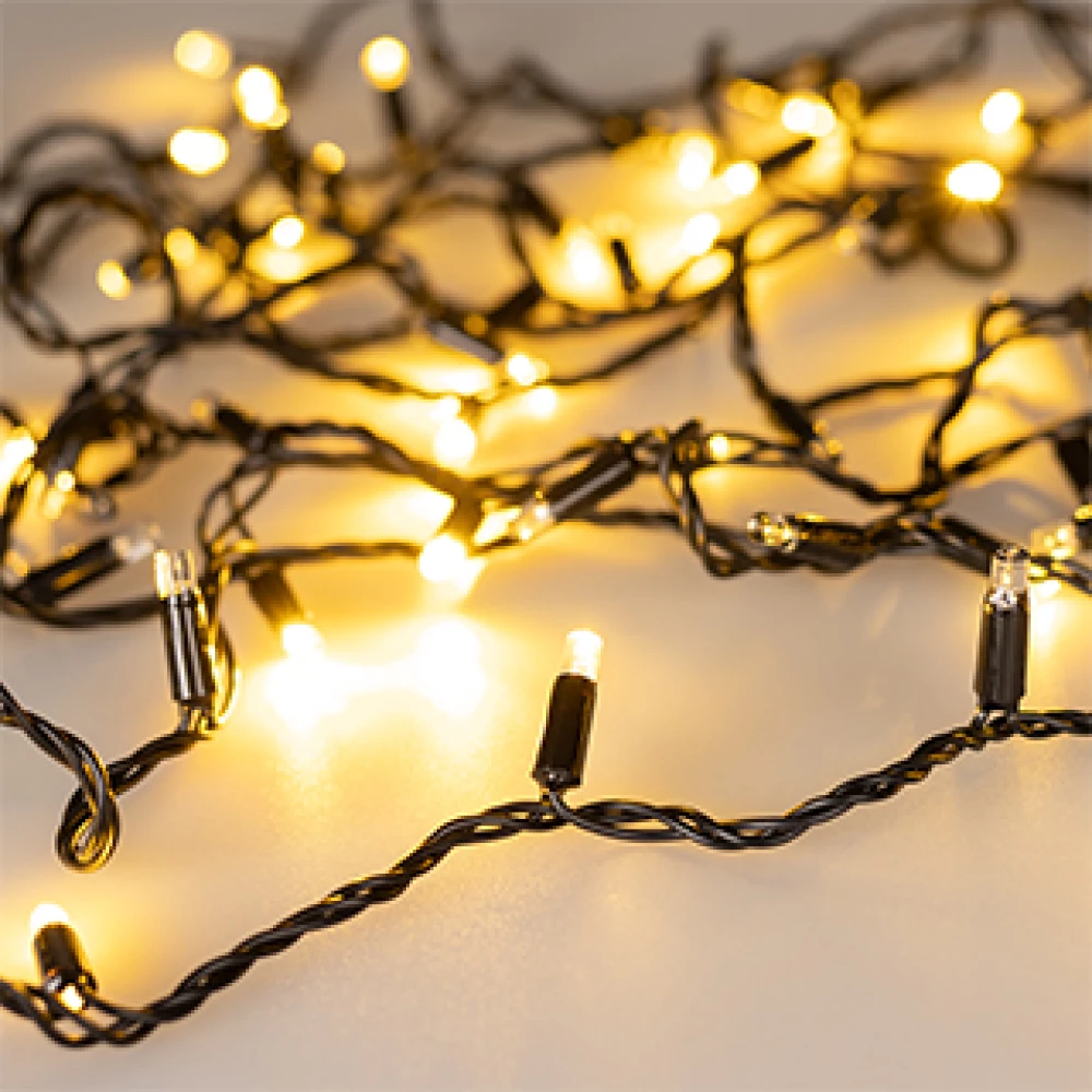 Светодиодная гирлянда ARD-STRING-CLASSIC-1000-BLACK-100LED-PULSE Warm (230V, 7W) (Ardecoled, IP65) 031649 - Viokon.com