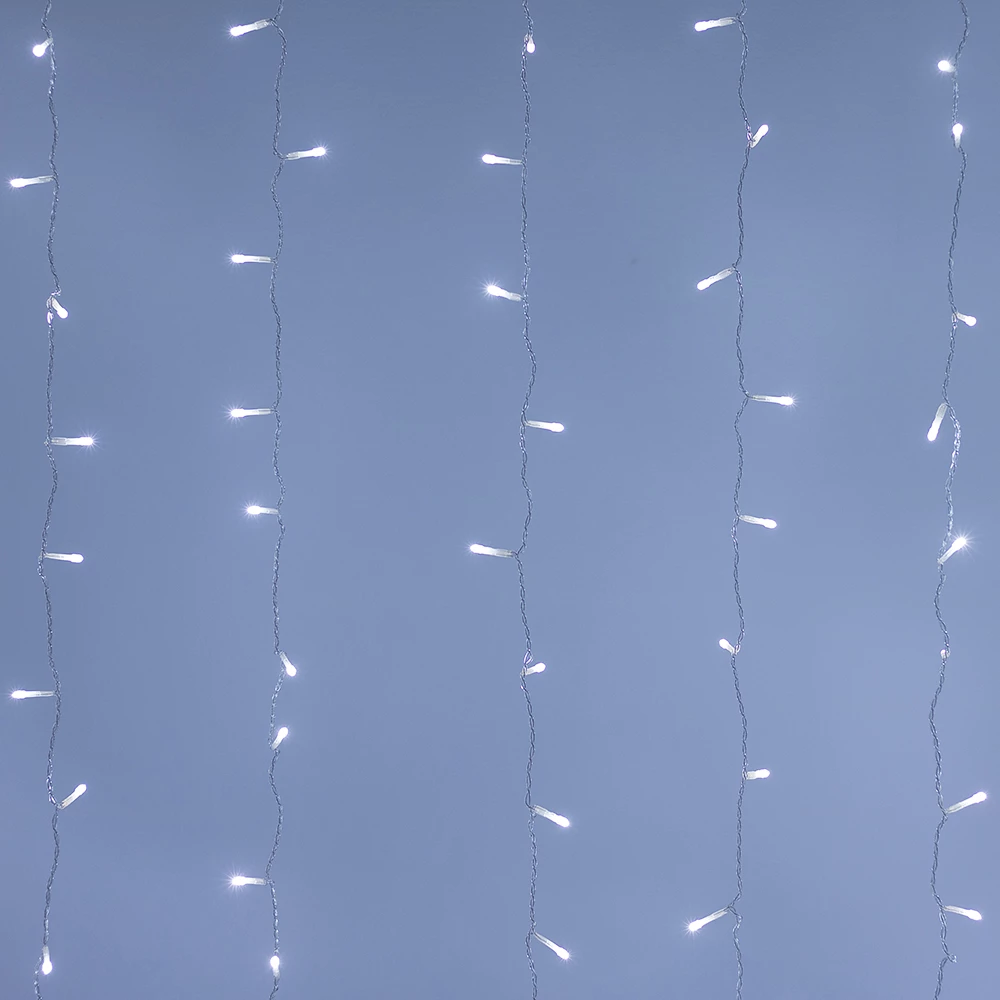 Светодиодная гирлянда ARD-CURTAIN-HOME-1500x1500-CLEAR-144LED White (230V, 6W) (Ardecoled, IP20) 024829 - Viokon.com