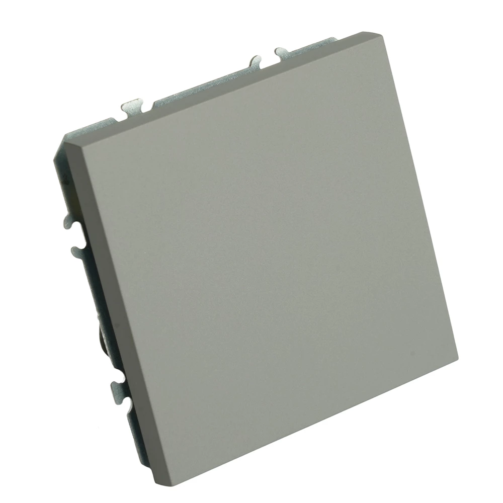 Переключатель перекрестный 1-клавишный (механизм), STEKKER, 250В, 10А, серия Эмили, RSW10-5110-10, платиново-серый, soft touch (49949) - Viokon.com