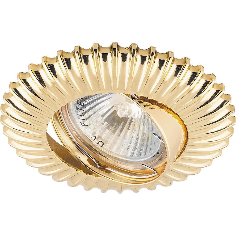 Светильник встраиваемый Feron DL6213 потолочный MR16 G5.3 золото поворотный (28866) - Viokon.com