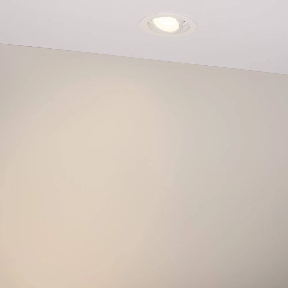 Светильник MS-VORTEX-BUILT-R90-12W Warm3000 (WH-WH, 40 deg, 230V) (Arlight, IP20 Металл, 5 лет) 043479 - Viokon.com