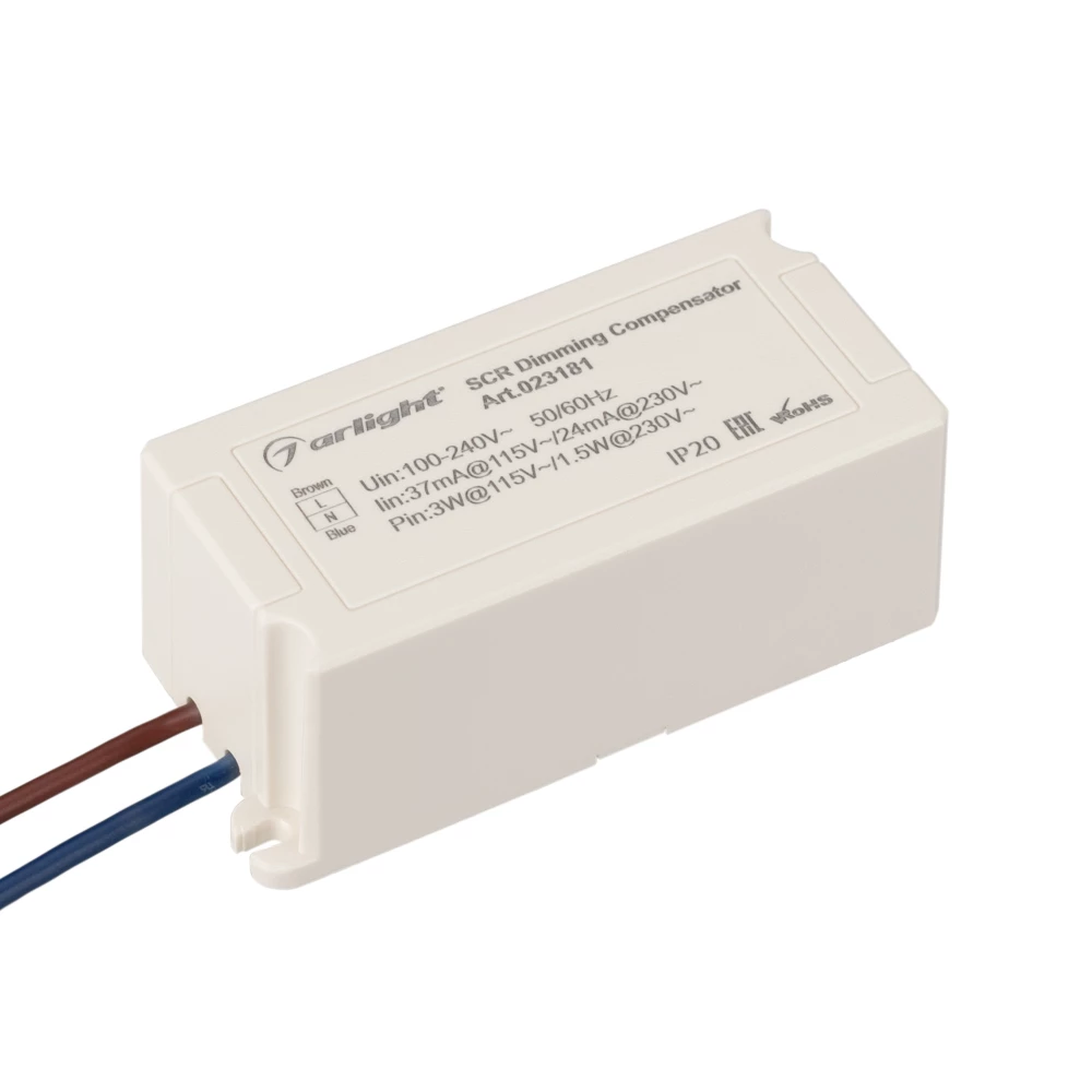Усилитель компенсирующий ARL-TB01 (230V, TRIAC) (Arlight, IP20 Пластик, 2 года) 023181 - Viokon.com