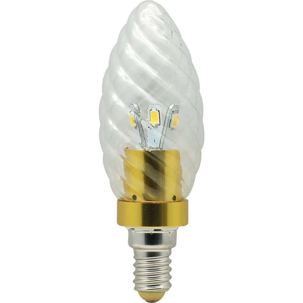 Лампа светодиодная, (3.5W) 230V E14 6400K золото, LB-77 (25346) - Viokon.com