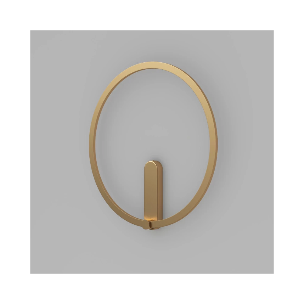 DK5035-SG Бра ROUND со светодиодом IP20 24W 300040006500K матовое золото алюминий - Viokon.com