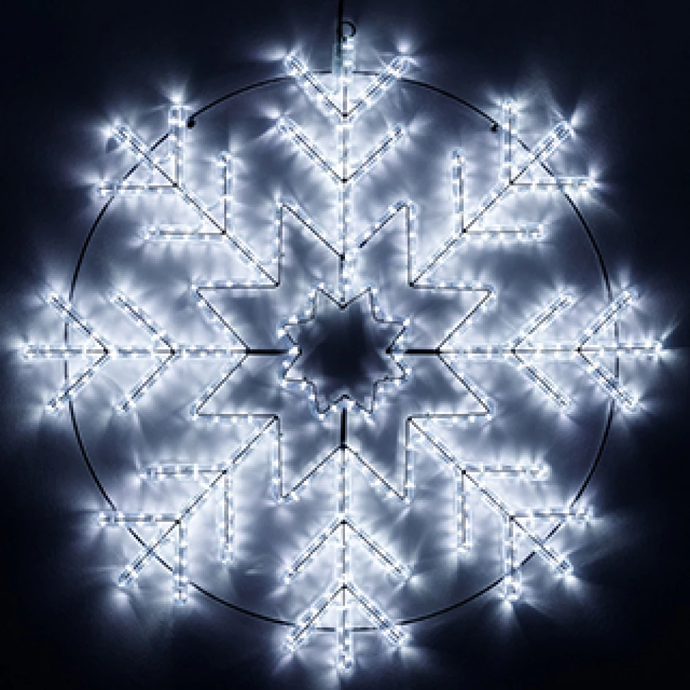 Фигура светодиодная ARD-SNOWFLAKE-M8-950x950-540LED White (230V, 33W) (Ardecoled, IP65) 034254 - Viokon.com