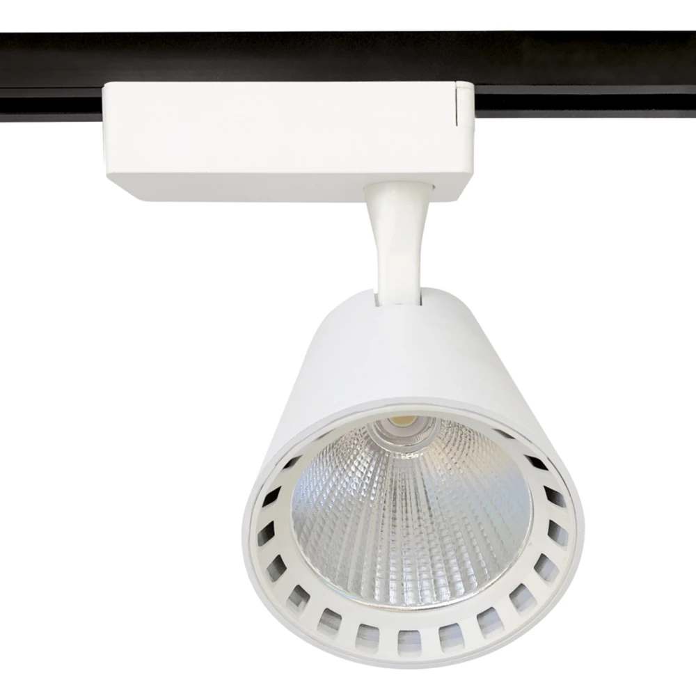 Трековый однофазный светодиодный светильник GL5975 WH белый LED 24W 4200K 24° - Viokon.com