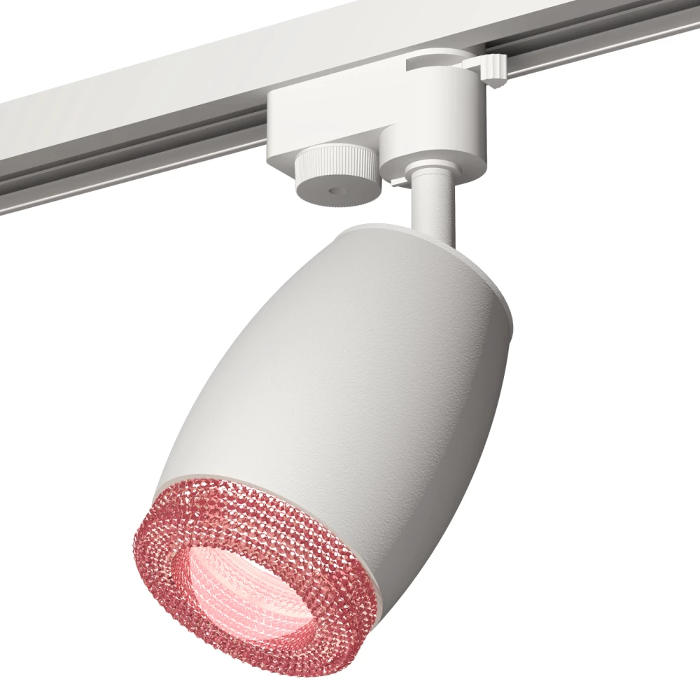 Комплект трекового однофазного светильника XT1122022 SWH/PI белый песок/розовый MR16 GU5.3 (A2520, C1122, N7193) - Viokon.com