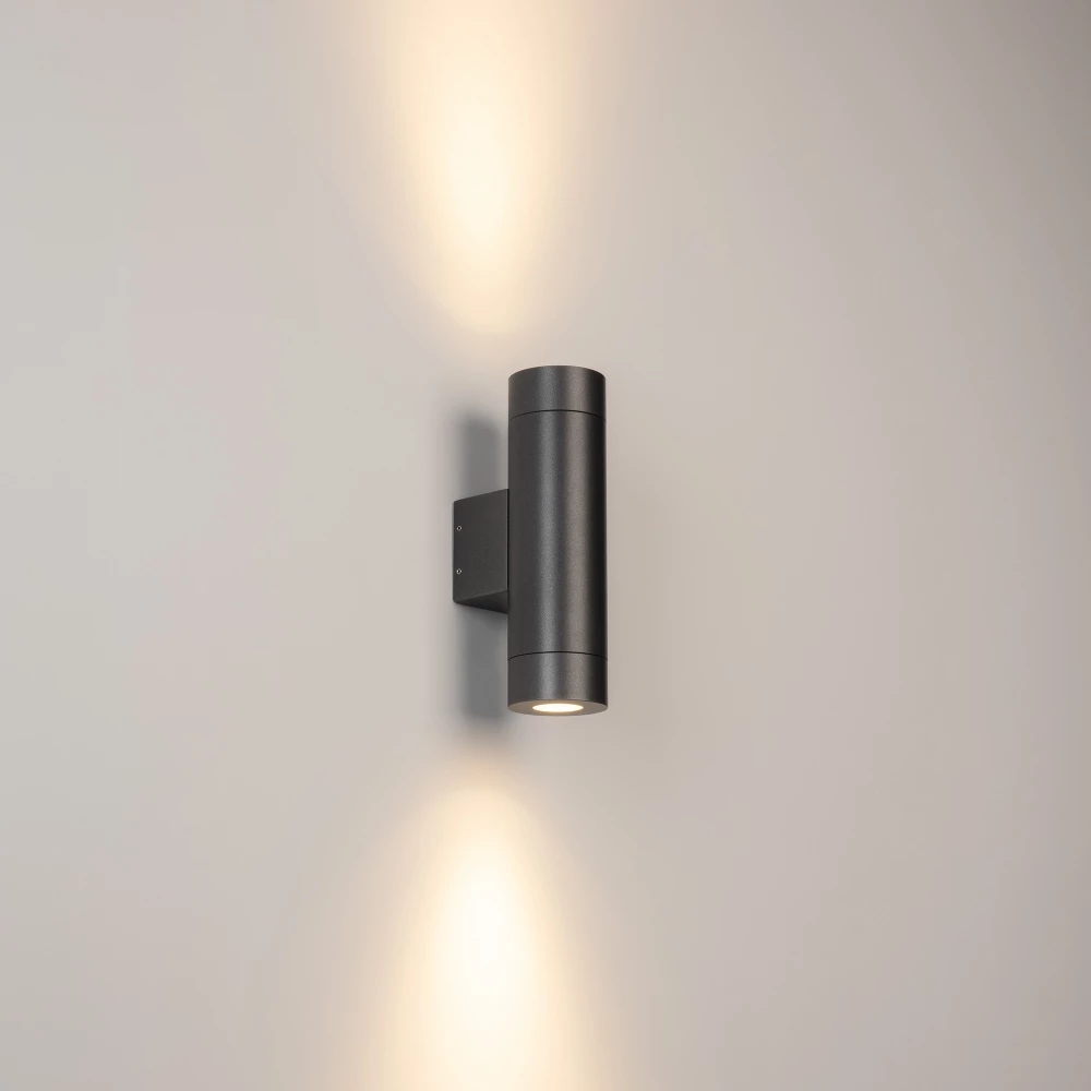 Светильник LGD-RAY-WALL-TWIN-R65-2x12W Warm3000 (GR, 6 deg, 230V) (Arlight, IP65 Металл, 3 года) 044231(1) - Viokon.com