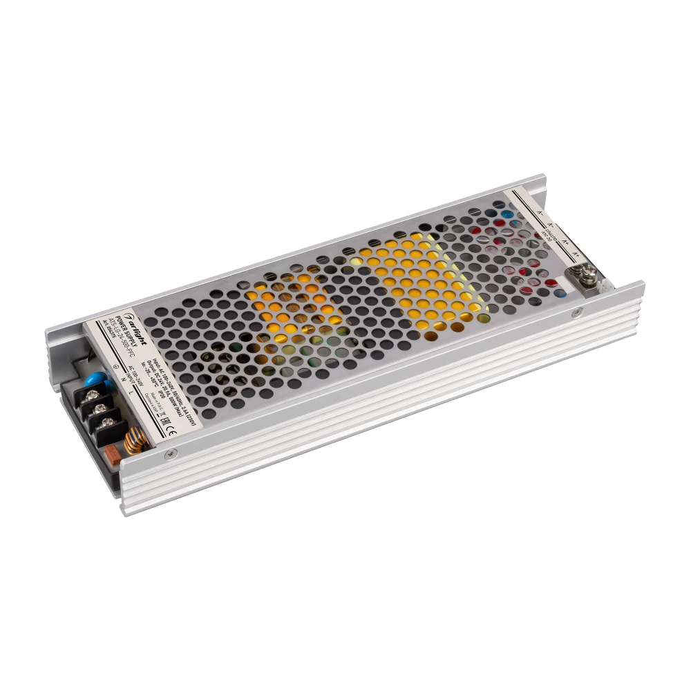 Блок питания ATS-LG-24-500-PFC (24V, 20.9A, 500W) (Arlight, IP20 Сетка, 5 лет) 054375 - Viokon.com