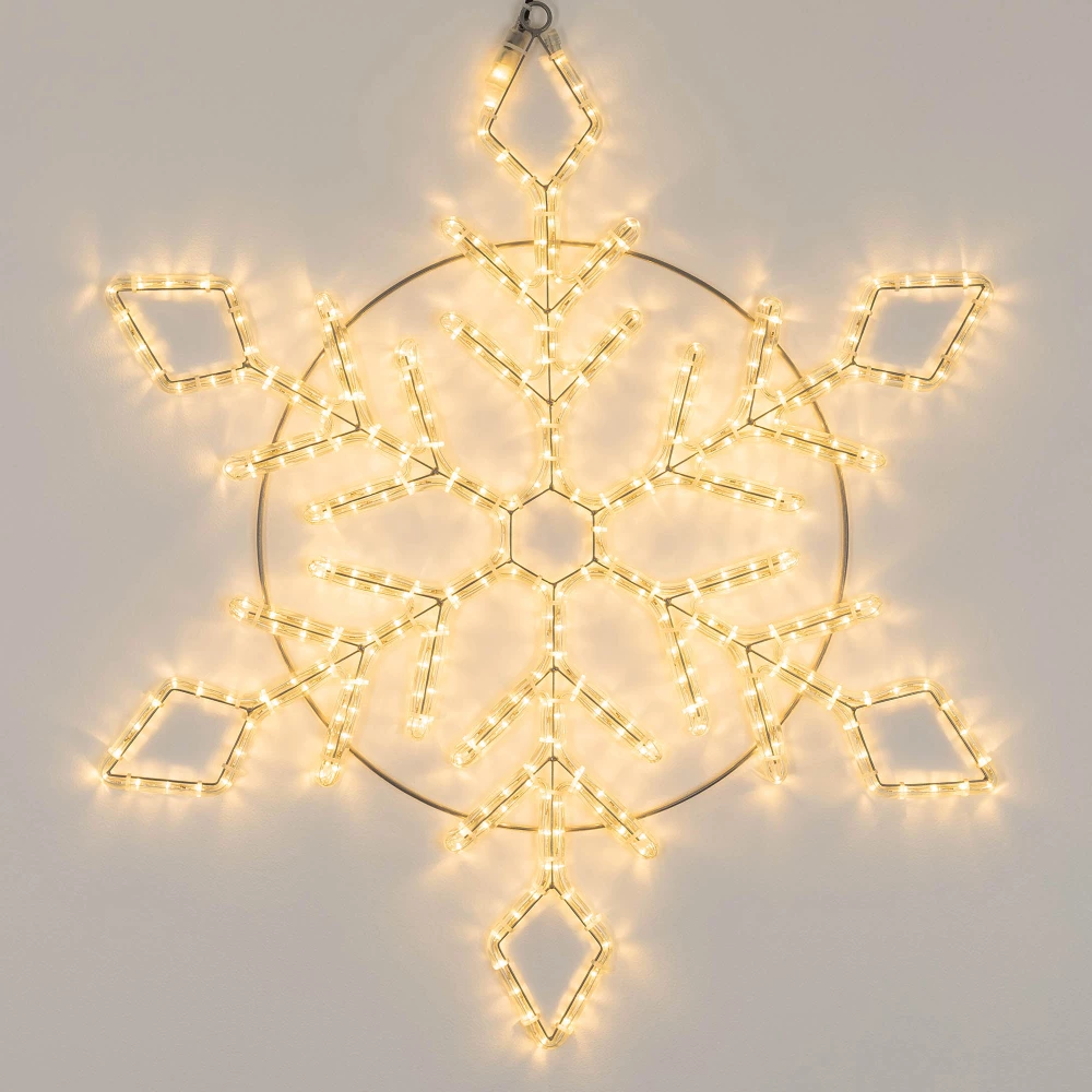 Фигура светодиодная ARD-SNOWFLAKE-M9-900x900-360LED Warm (230V, 22W) (Ardecoled, IP65) 034257 - Viokon.com