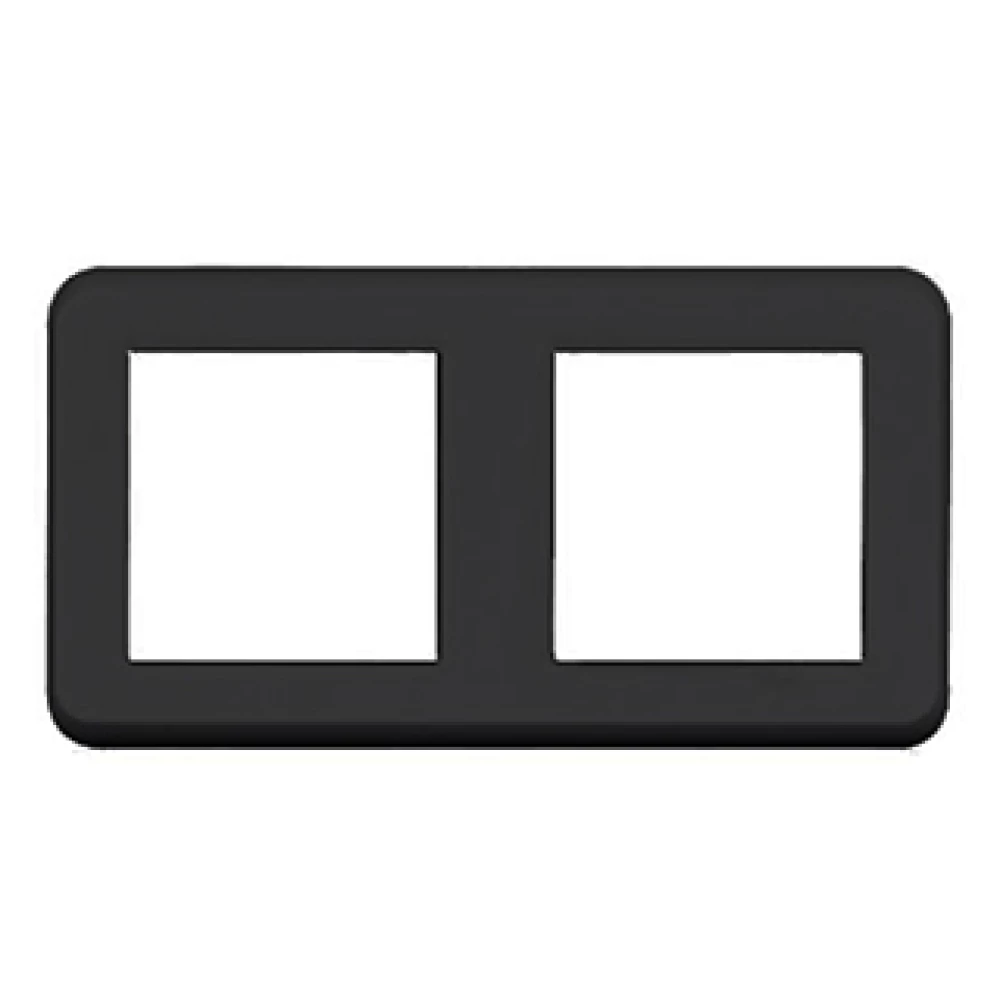 Рамка пластиковая FRM-VERSA-PL-2-BK (Arlight, -) 043778 - Viokon.com