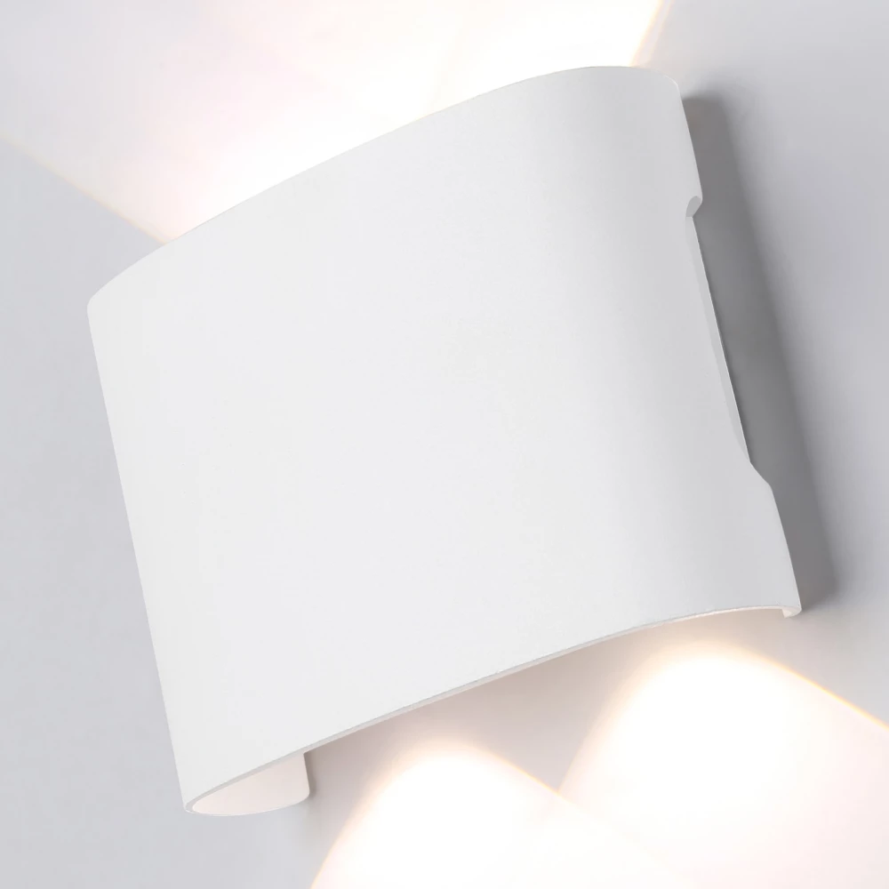 Уличный настенный архитектурный светодиодный светильник ST4451/4 WH белый IP65 LED 4200K 4W 106*80*37 - Viokon.com