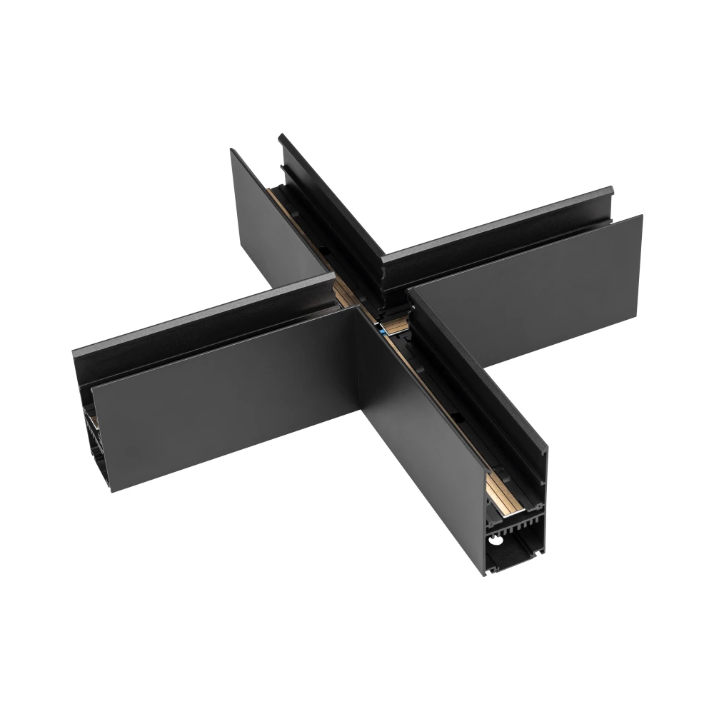 Коннектор крестовой MAG-CON-4592-X90 (BK) (Arlight, IP20 Металл, 3 года) 026915 - Viokon.com