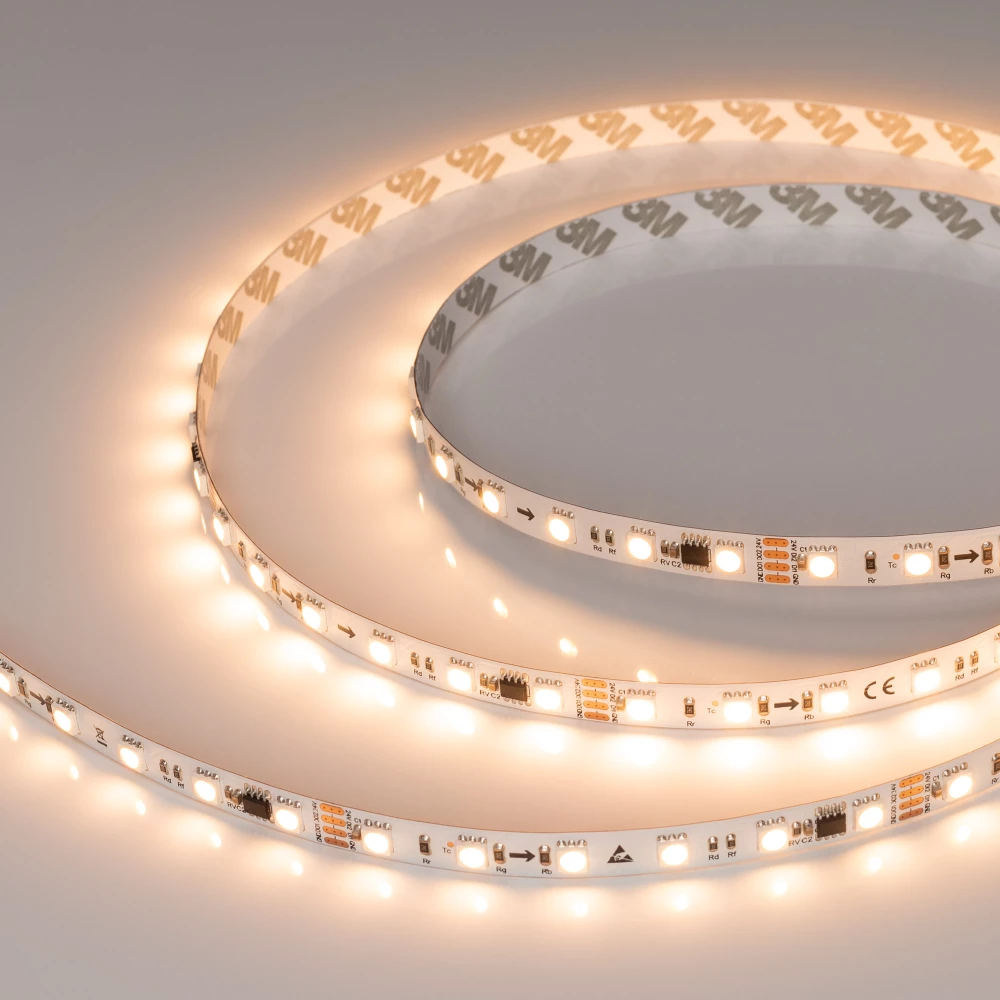 Лента SPI-B60-10mm 24V Warm2700-PX6-RAM (15 W/m, IP20, 5060, 5m) (Arlight, бегущий огонь) 039041 - Viokon.com