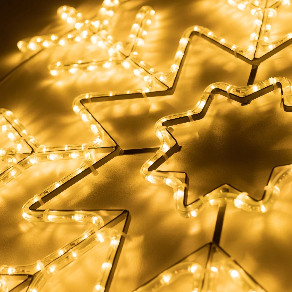 Фигура светодиодная ARD-SNOWFLAKE-M8-950x950-540LED Warm (230V, 33W) (Ardecoled, IP65) 034255 - Viokon.com